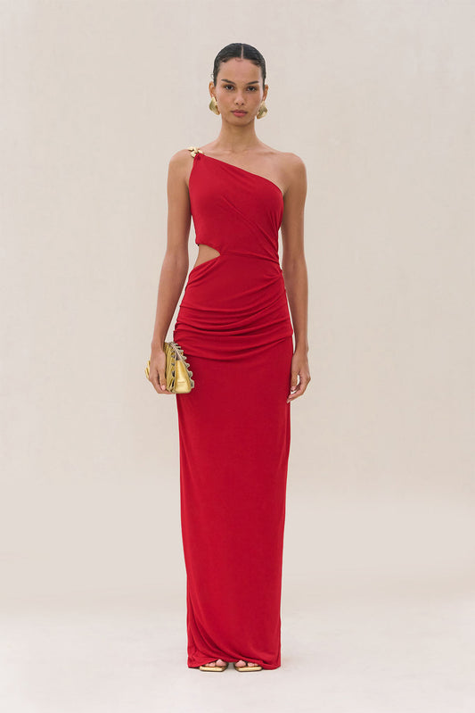 COBIE GOWN - MERLOT