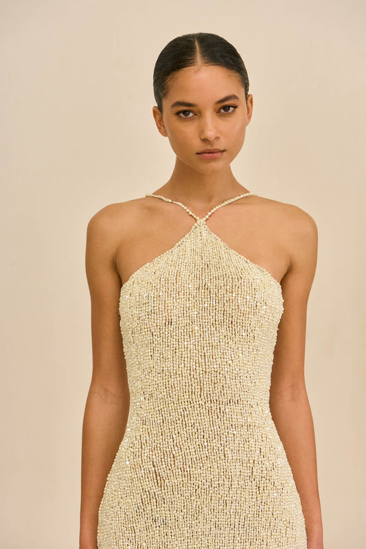 WARRIN GOWN - OFF WHITE