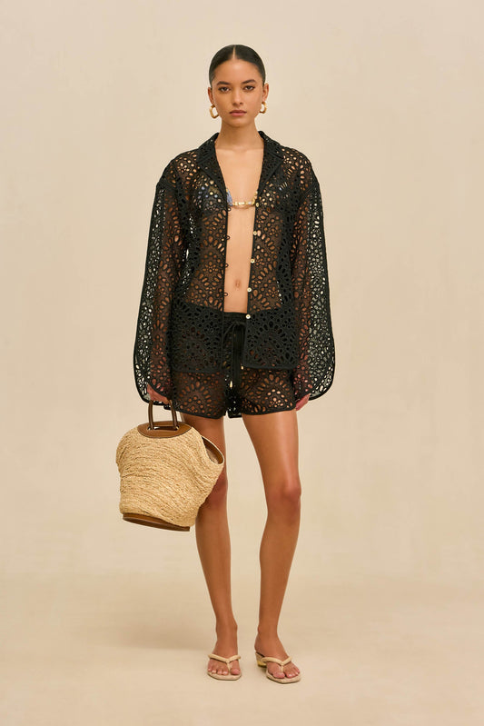 AZIZA TOP - BLACK
