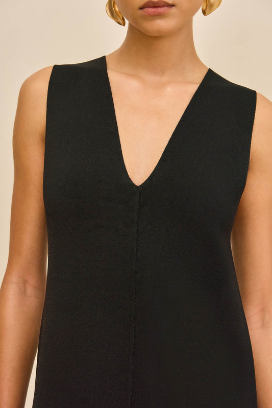 VIOLLET KNIT DRESS - BLACK