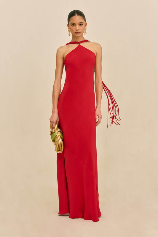 PHEOBE GOWN - MERLOT
