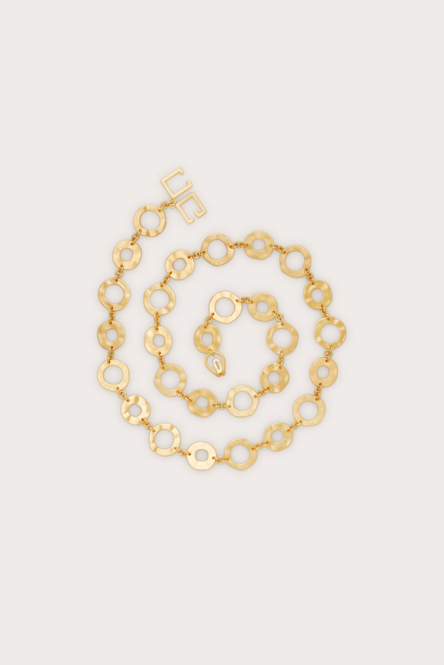 BRIELLE BELT - BRUSHED BRASS
