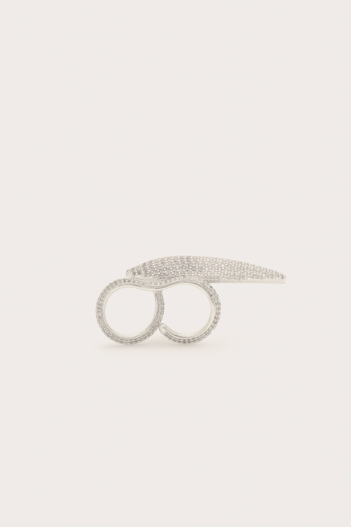 FIORE RHINESTONE RING - SILVER