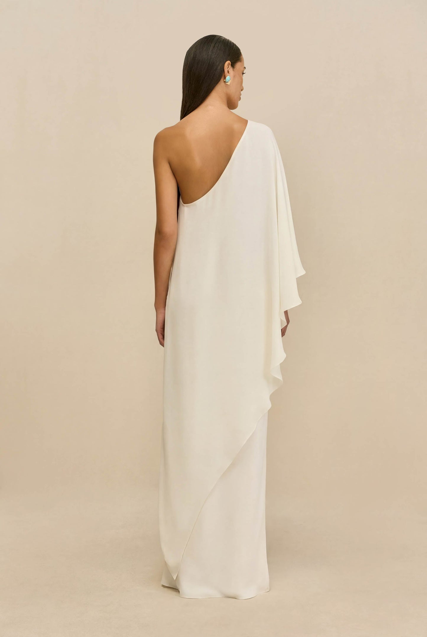 CHANTEL SKIRT - OFF WHITE SILK