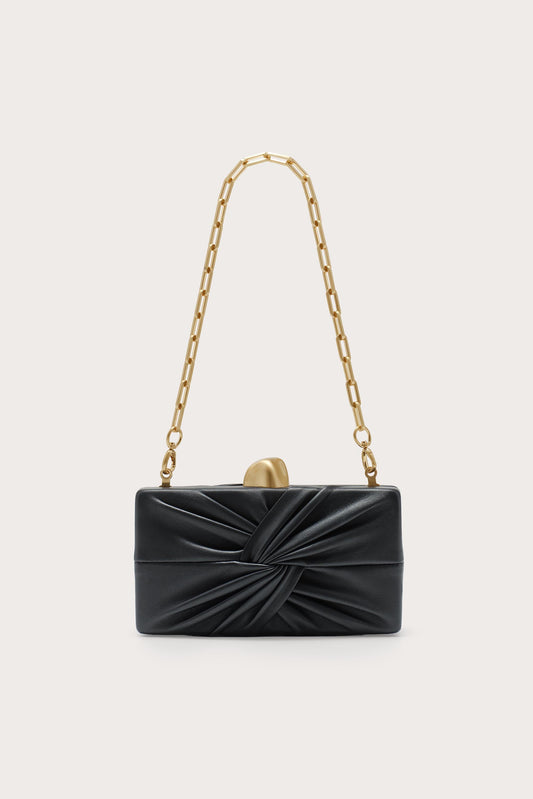 TASHA DETACHABLE CLUTCH STRAP - BRUSHED BRASS