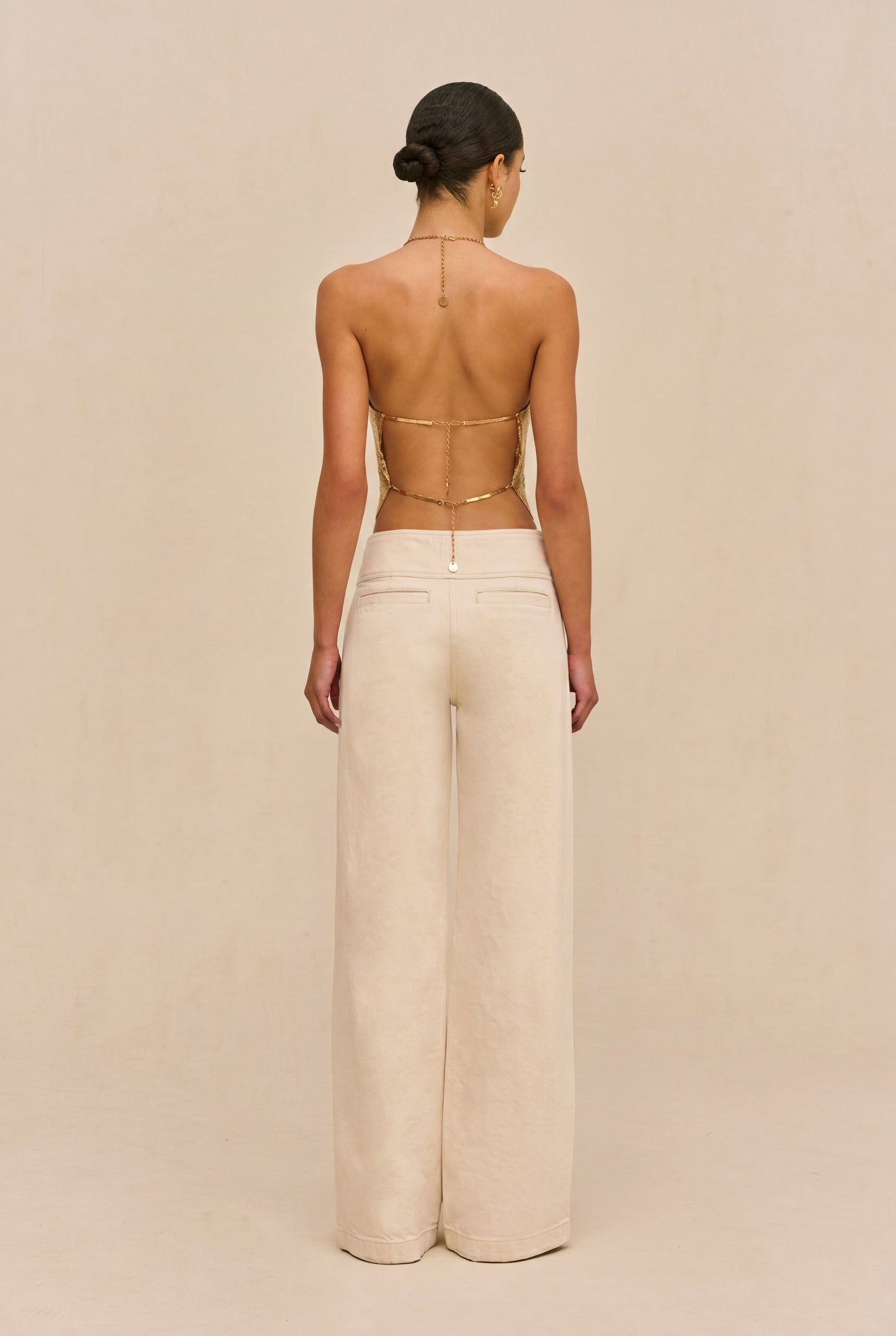 KYE TOP - PALE GOLD