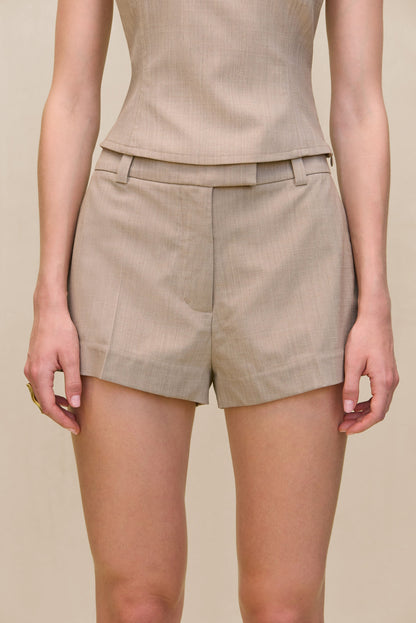 FELICITY SHORT - BEIGE