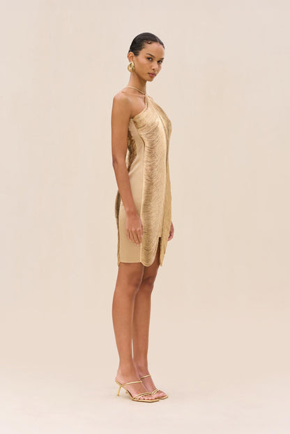 MARA DRESS - LIGHT GOLD