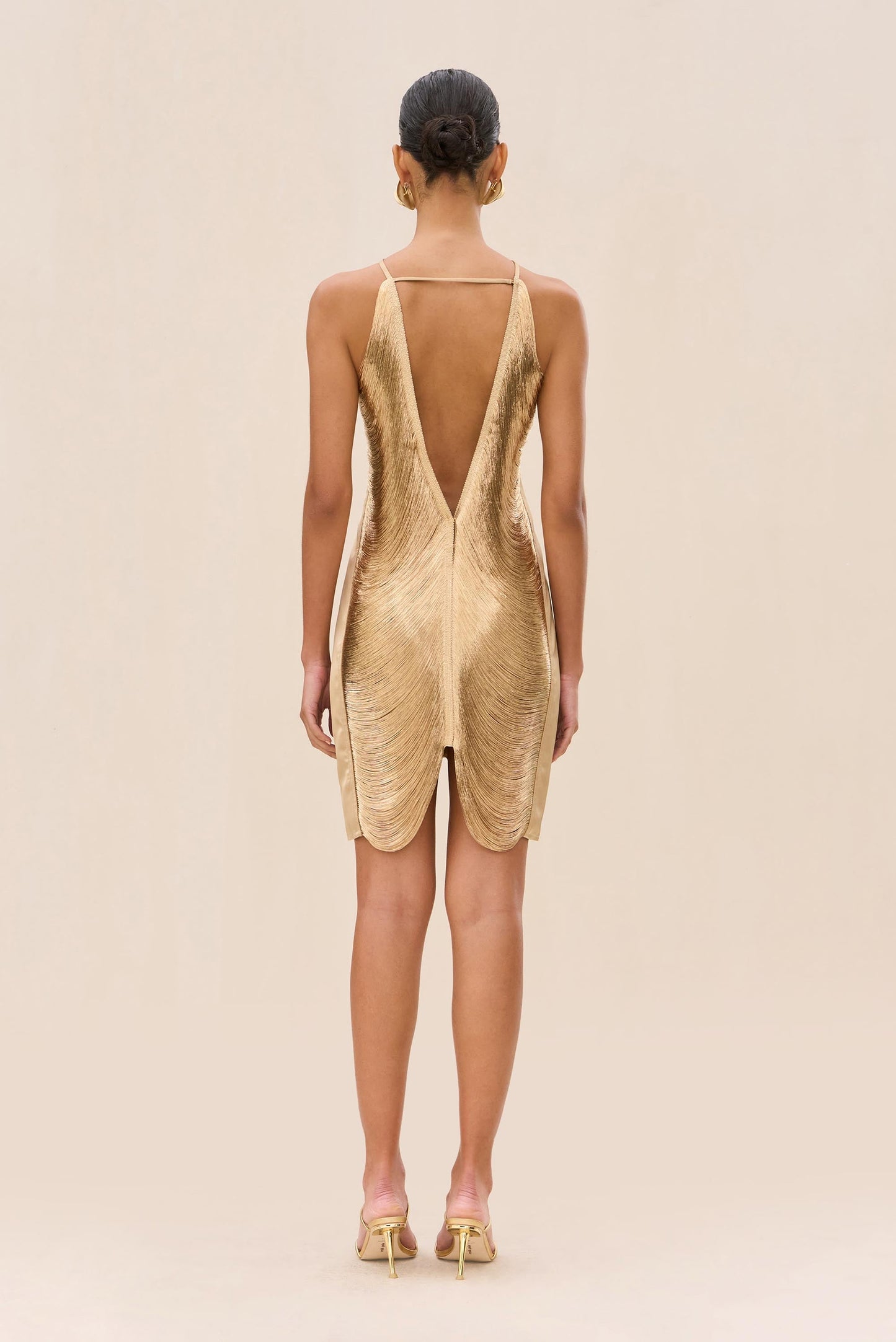 MARA DRESS - LIGHT GOLD