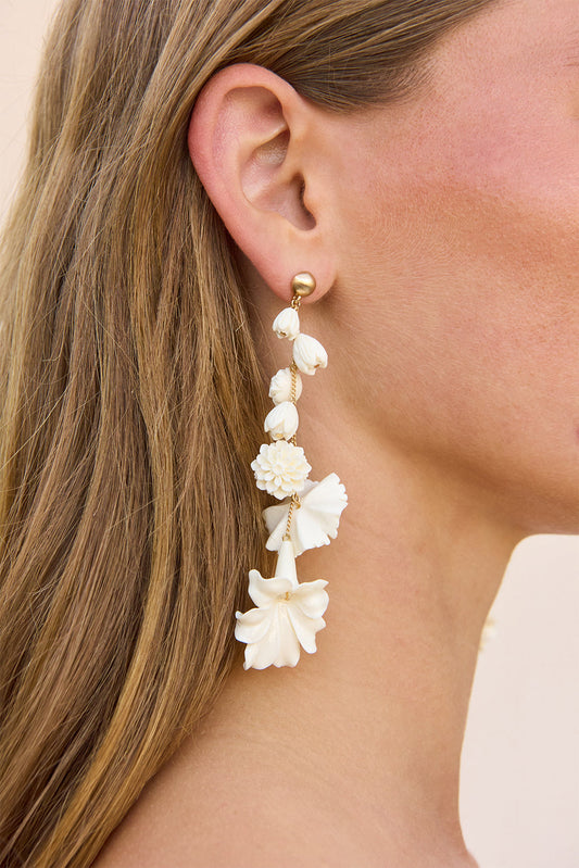 GIANA EARRING - IVORY