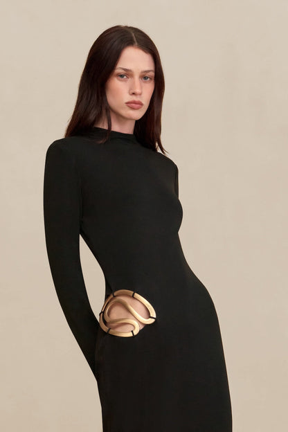 JACENTA GOWN - BLACK