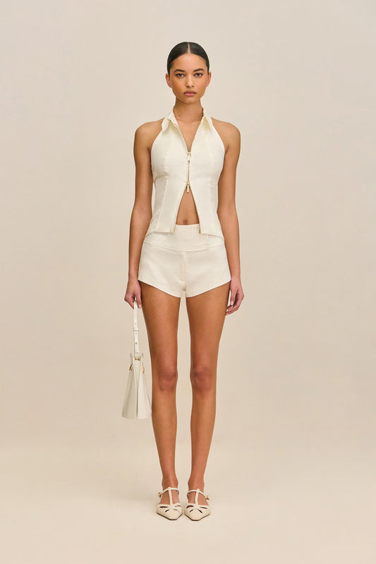 DENNY SHORT - OFF WHITE