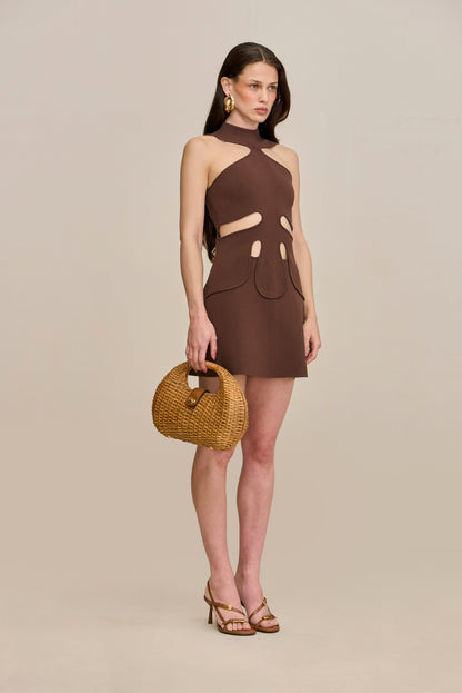 LILLIE KNIT DRESS - JAVA
