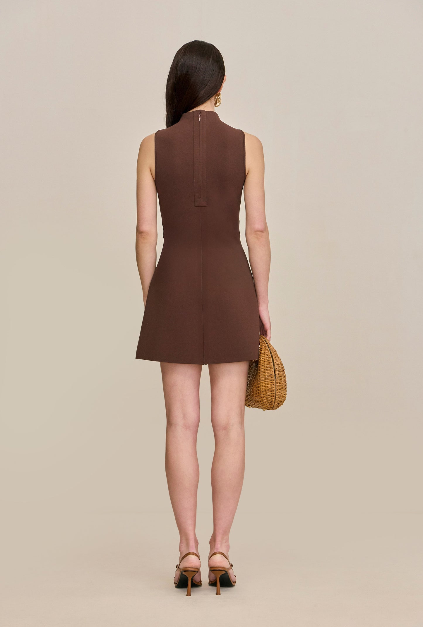 LILLIE KNIT DRESS - JAVA
