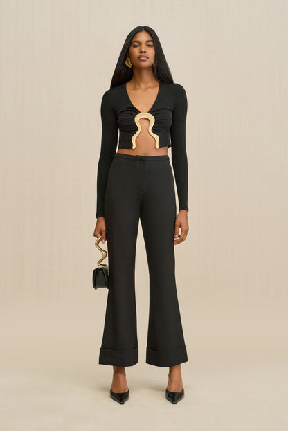LAIA TOP - BLACK