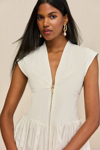 ROCCA DRESS - OFF WHITE