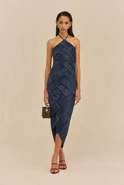 PATRIZIA DRESS - DEEP LAKE