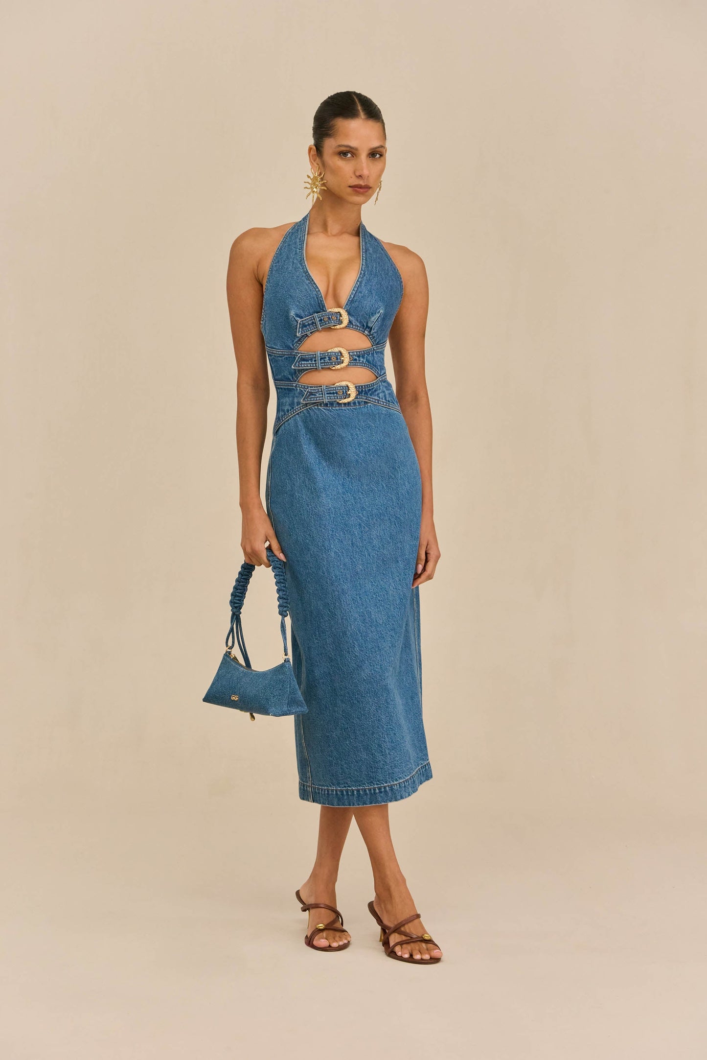 ESTELLE DRESS - STONE WASH