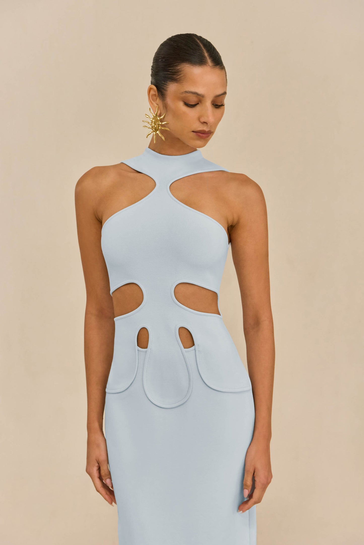 BAYLEE KNIT DRESS - BREEZE