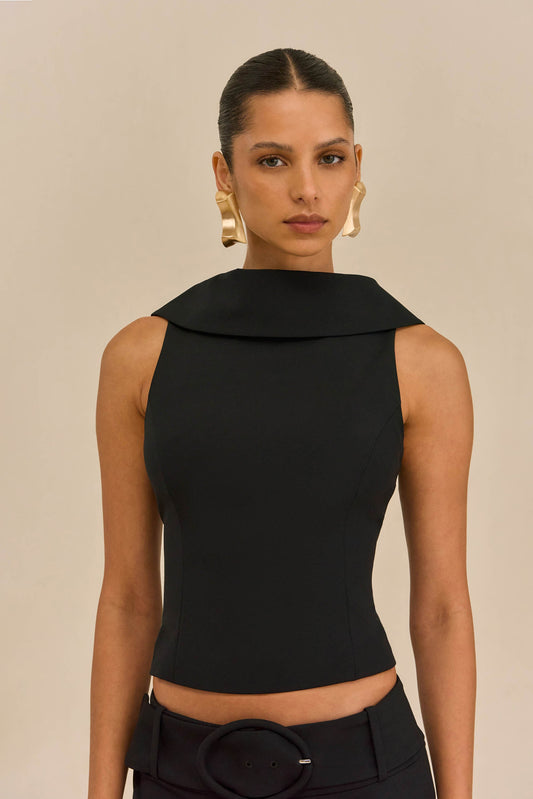 IMANIA TOP - BLACK