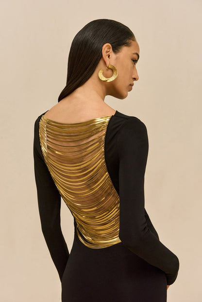 ARMAND GOWN - BLACK