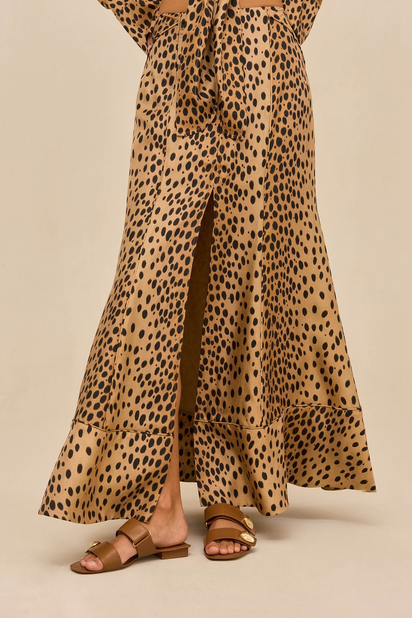 SPENCER SKIRT - CHEETAH