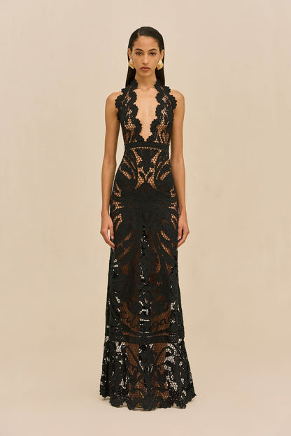 GEMINI GOWN - BLACK