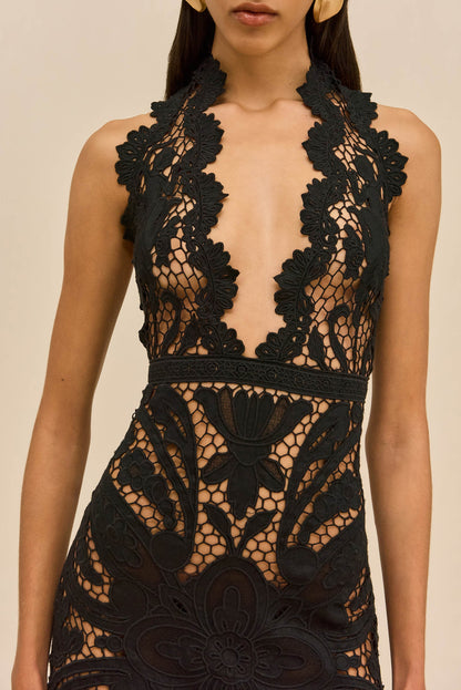GEMINI GOWN - BLACK