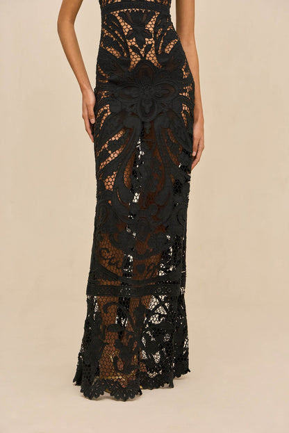GEMINI GOWN - BLACK