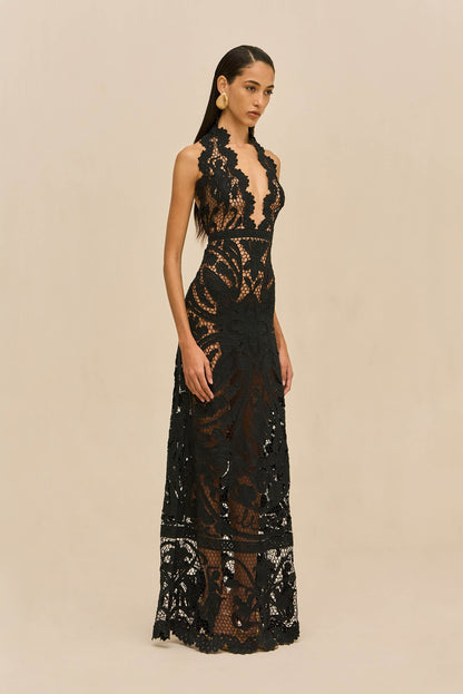 GEMINI GOWN - BLACK
