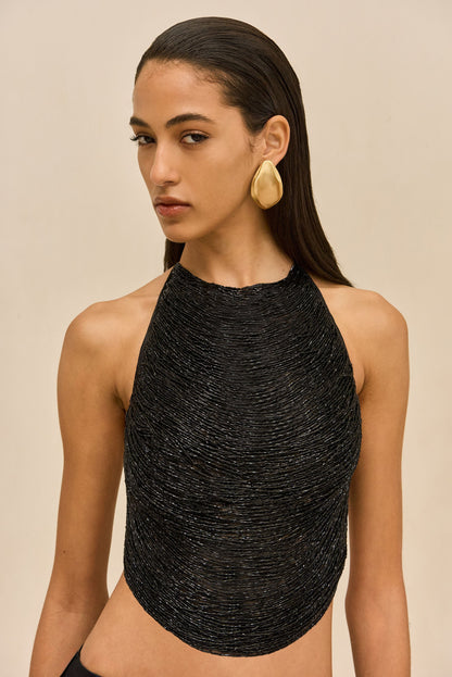 TANNER TOP - BLACK