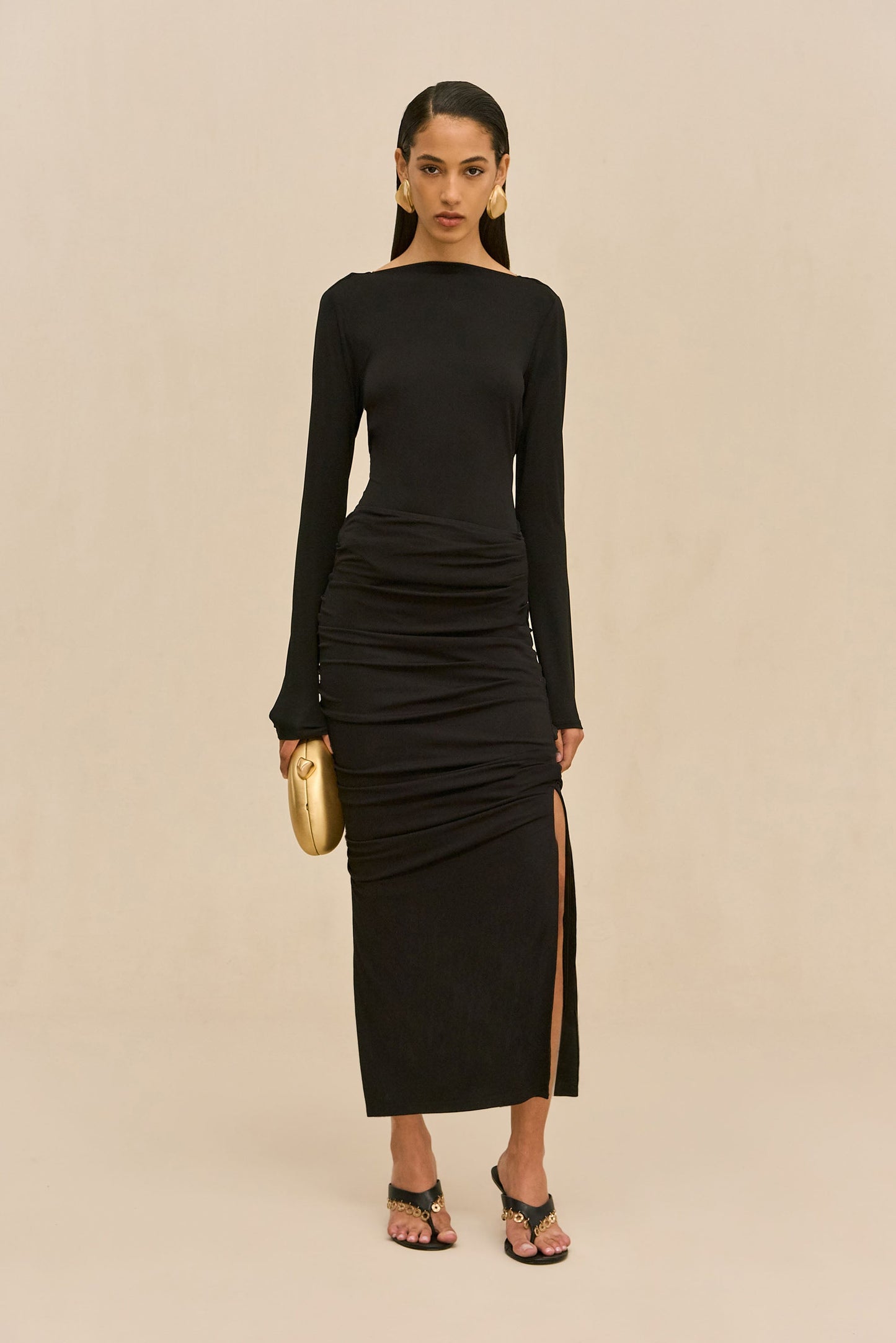DANY KNIT SKIRT - BLACK