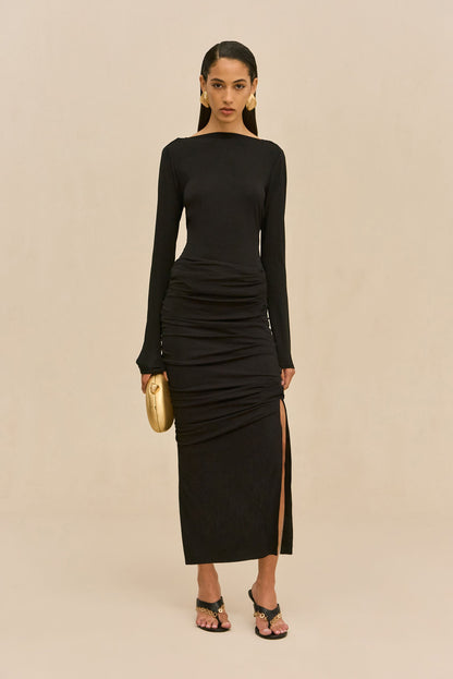 DANY KNIT SKIRT - BLACK