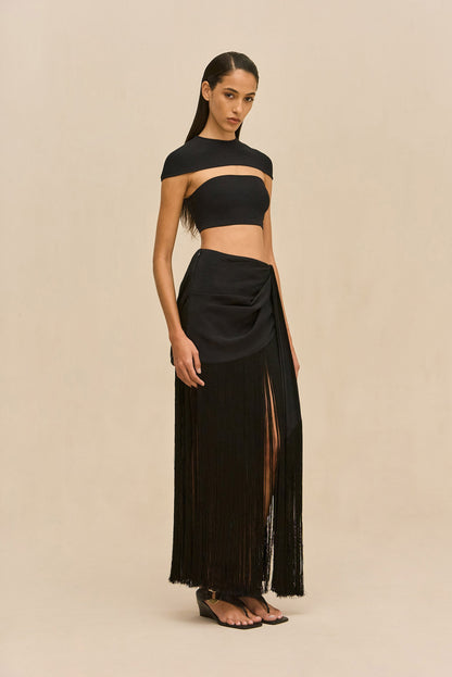 SAMAN SKIRT - BLACK