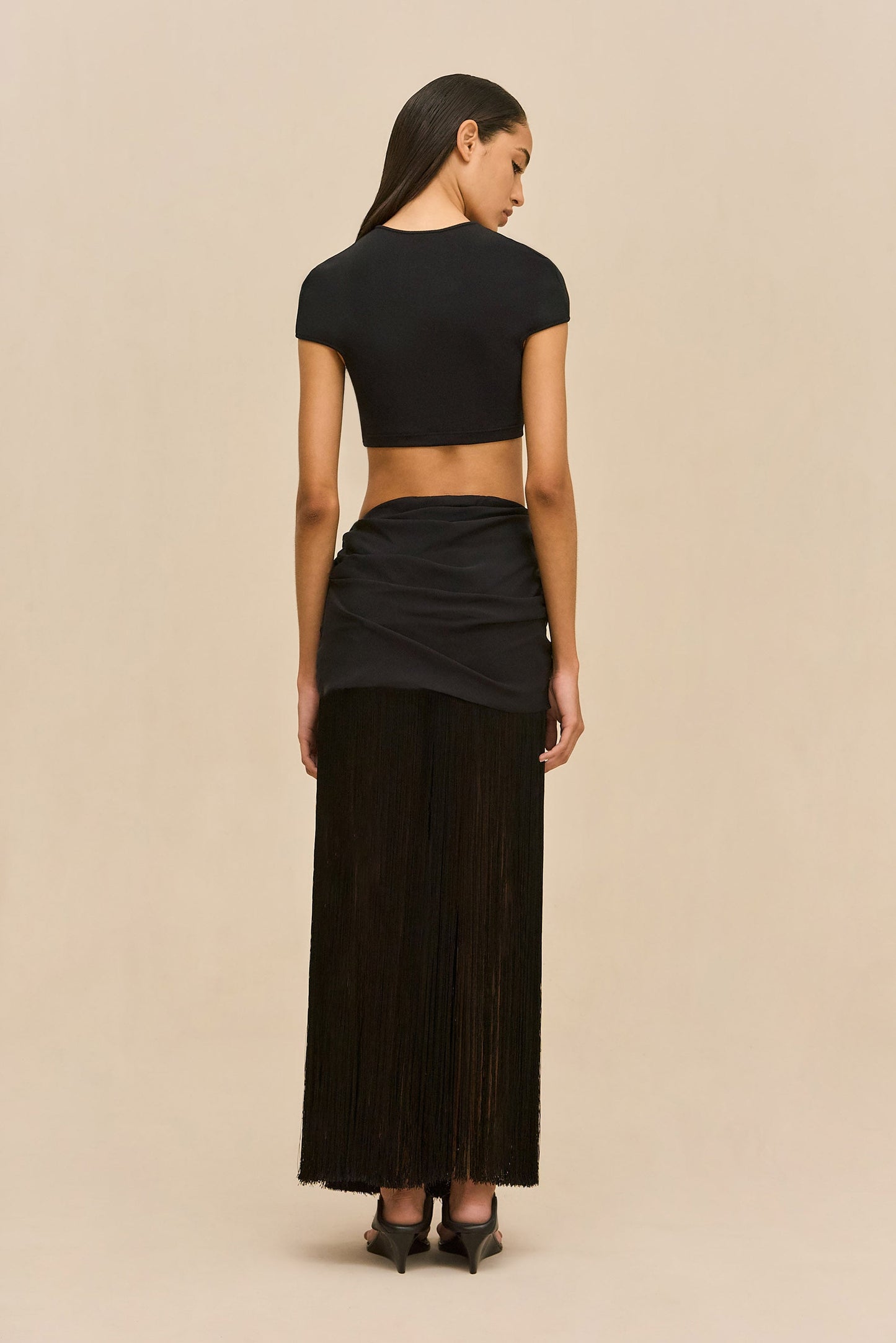 SAMAN SKIRT - BLACK