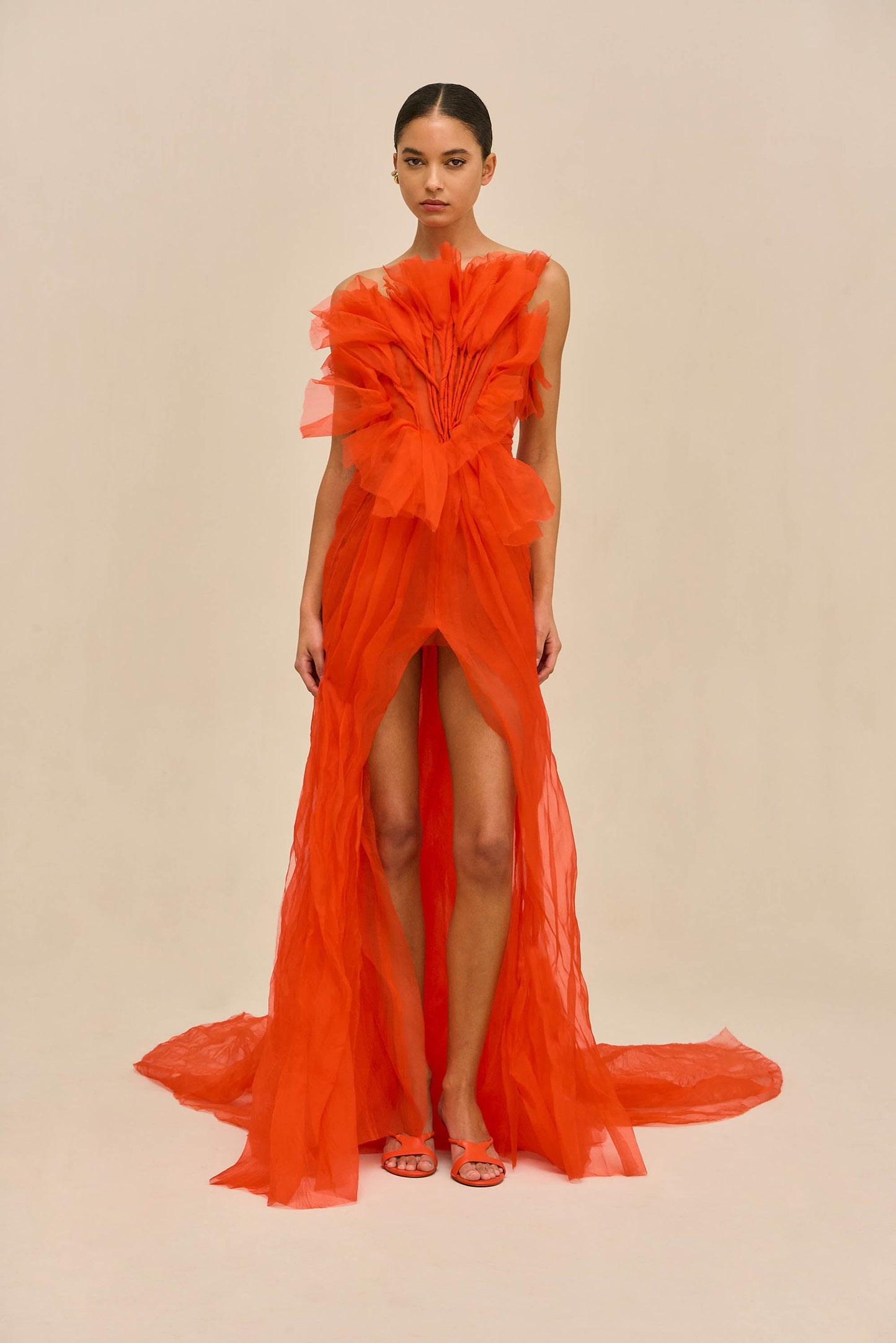 SUZETTE GOWN - TANGELO