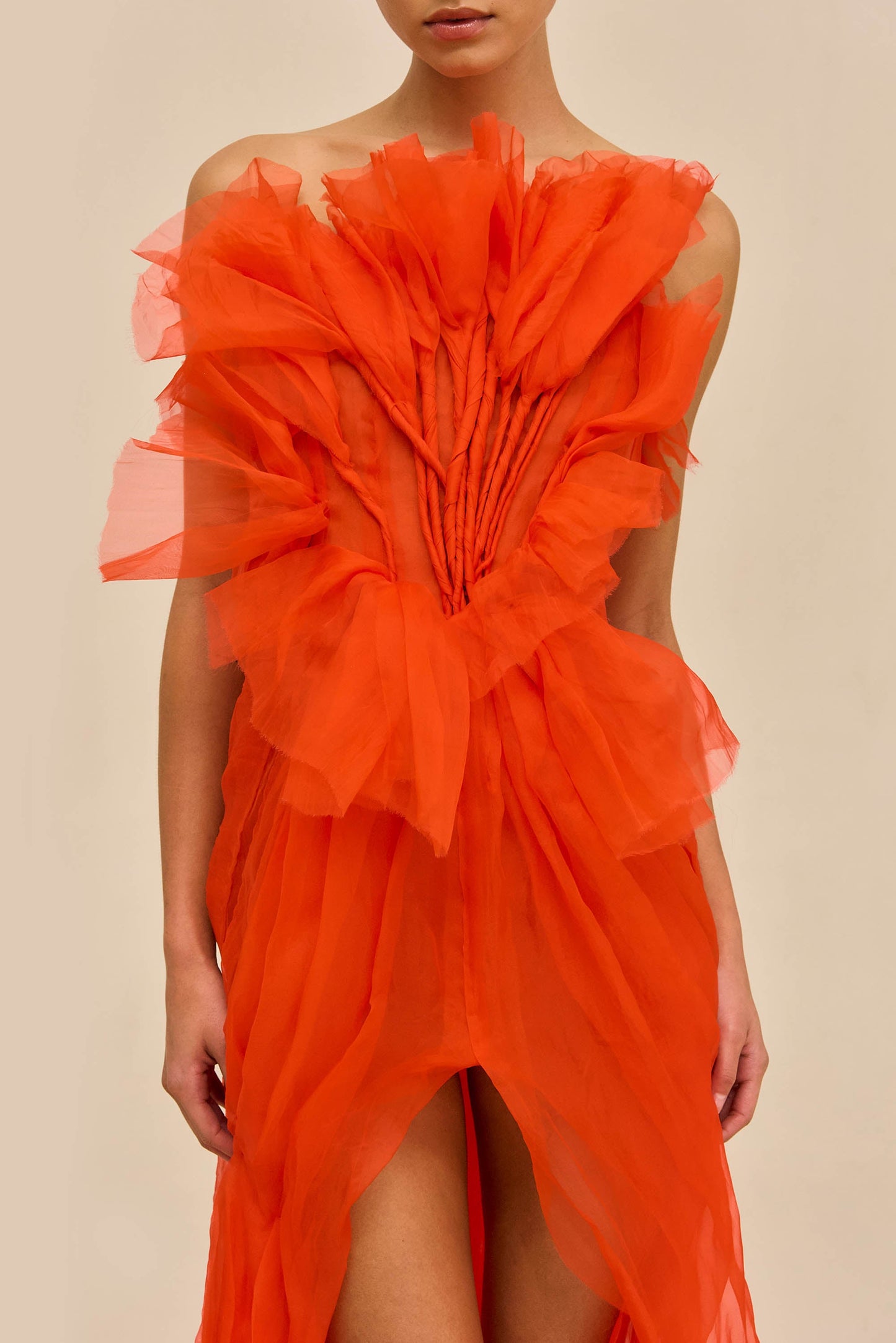 SUZETTE GOWN - TANGELO