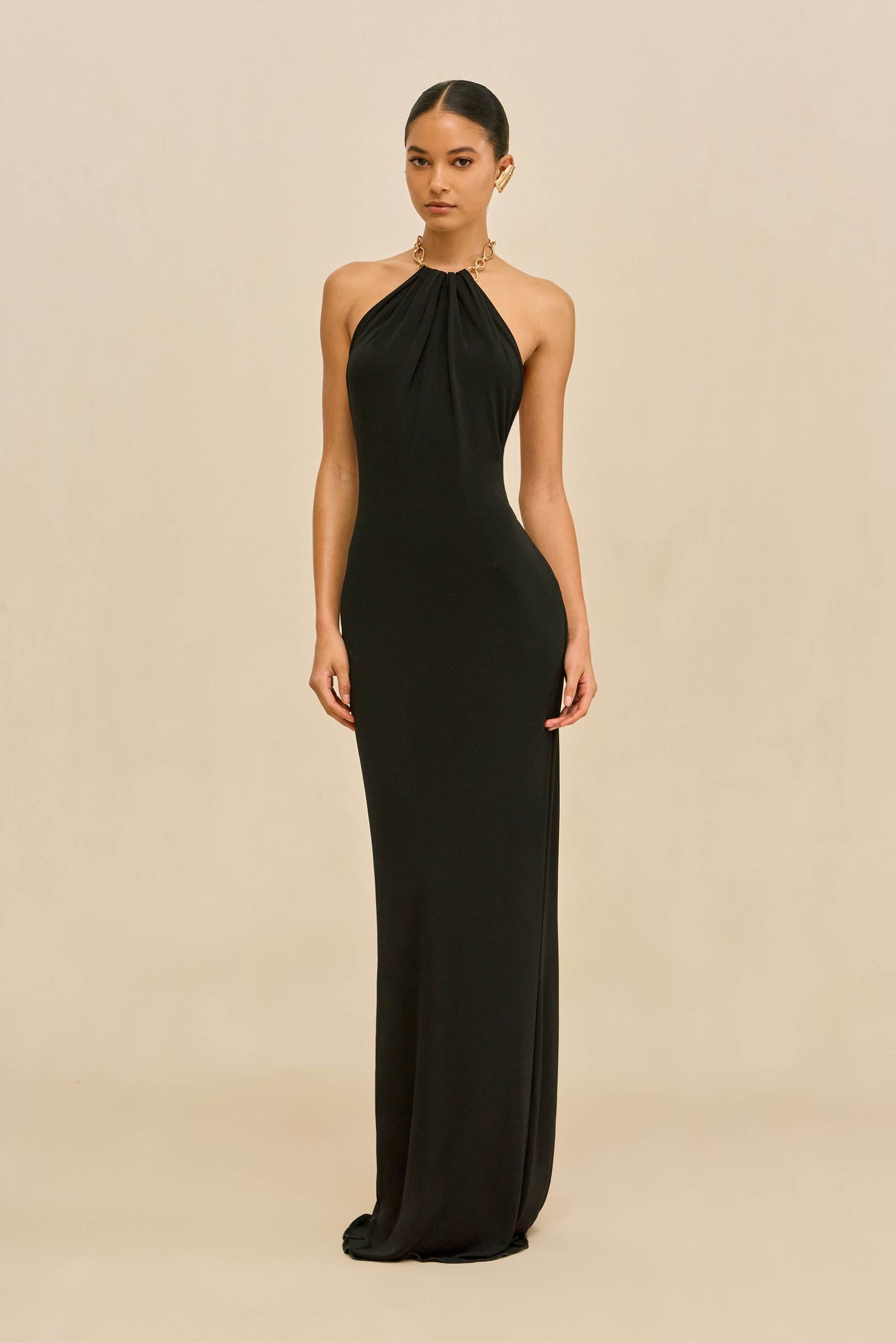 SOREN GOWN - BLACK