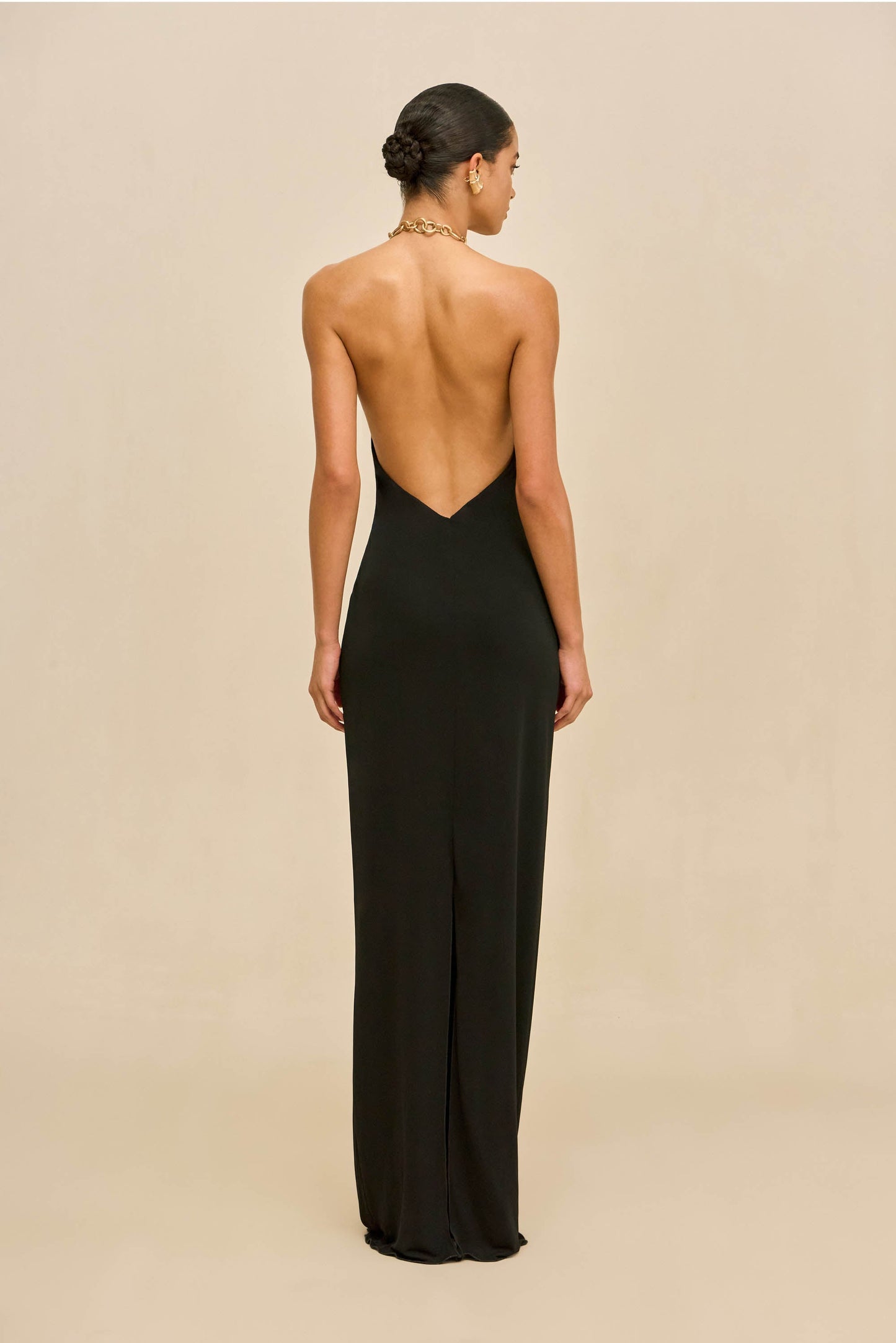 SOREN GOWN - BLACK