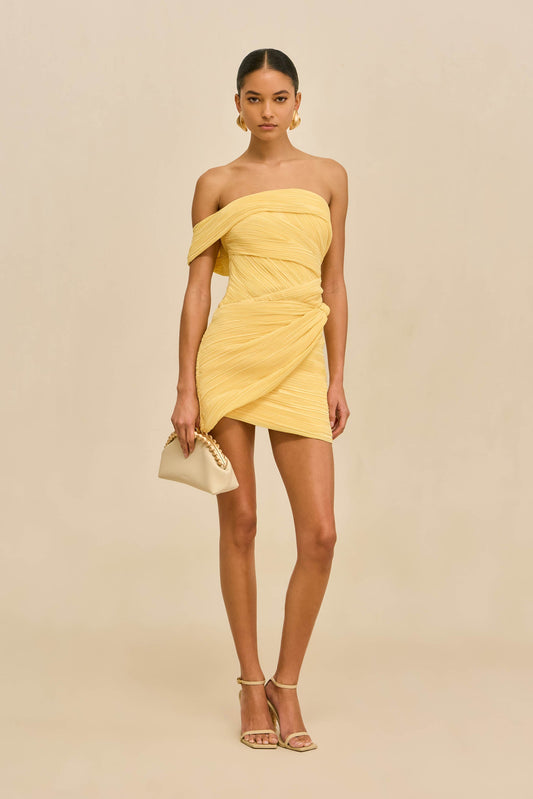 AHRA DRESS - DAFFODIL