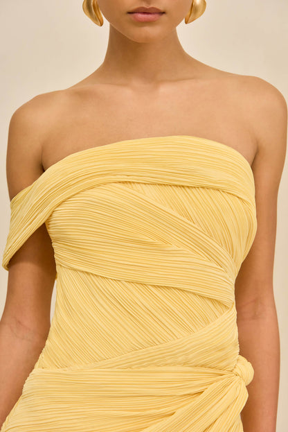 AHRA DRESS - DAFFODIL