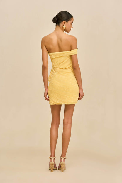 AHRA DRESS - DAFFODIL