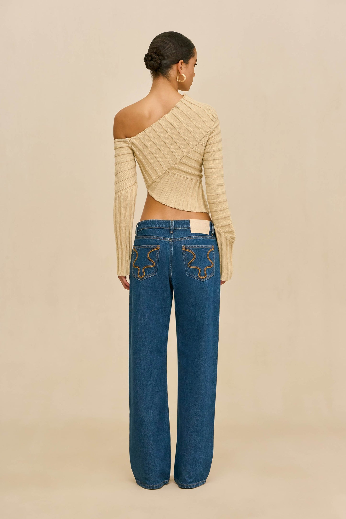 JAIDAN KNIT TOP - BEACH