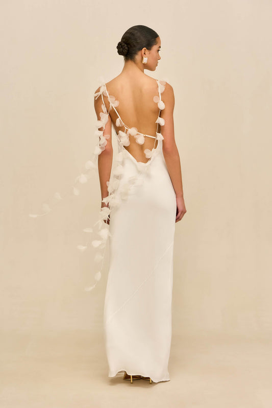 NYMERIA GOWN - OFF WHITE