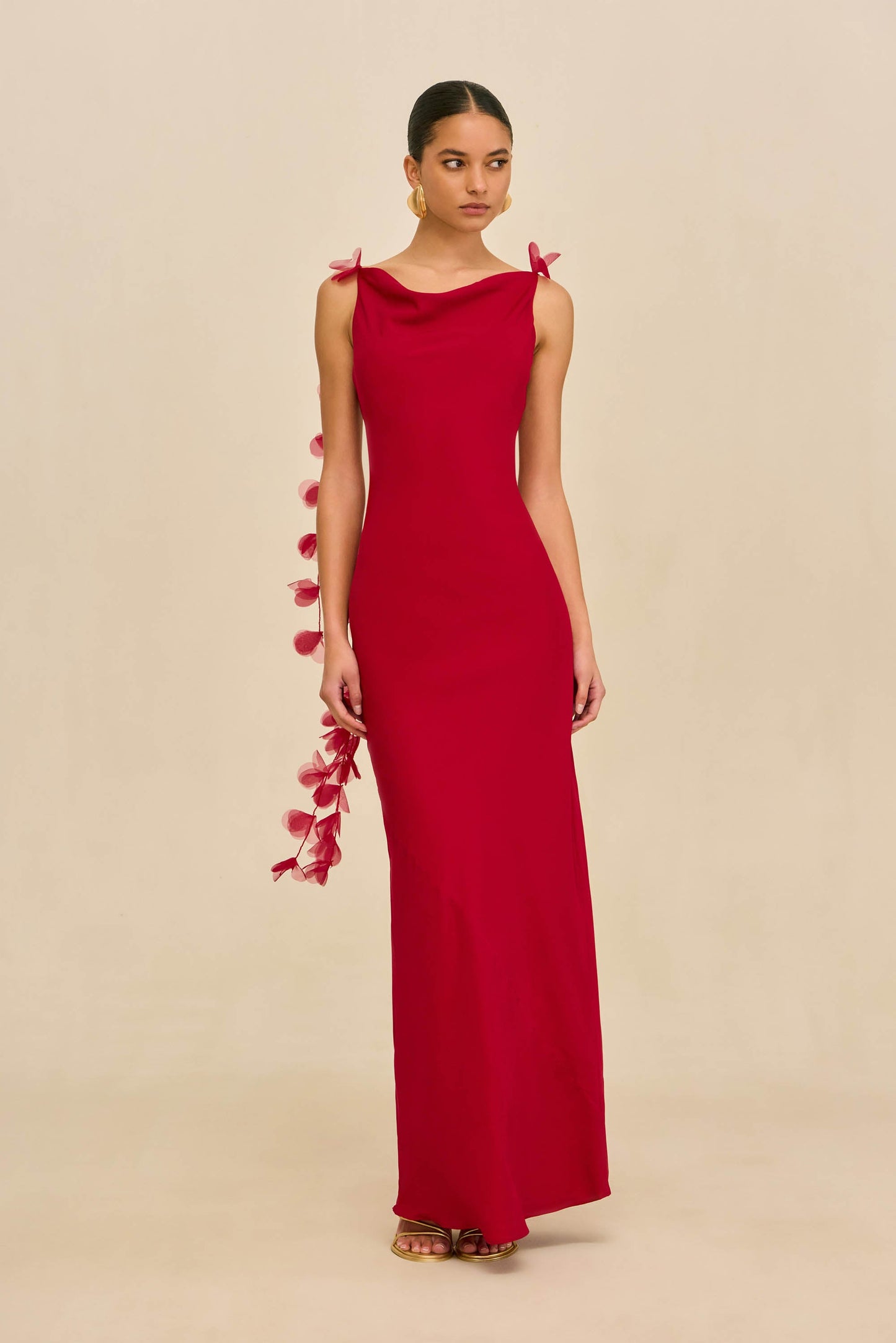 NYMERIA GOWN - MERLOT