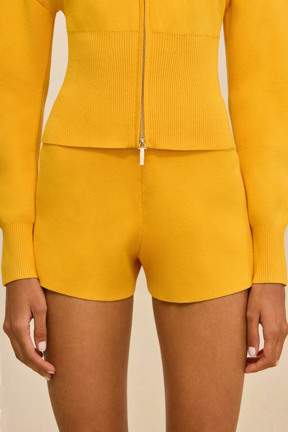 ACE KNIT SHORT - MARIGOLD
