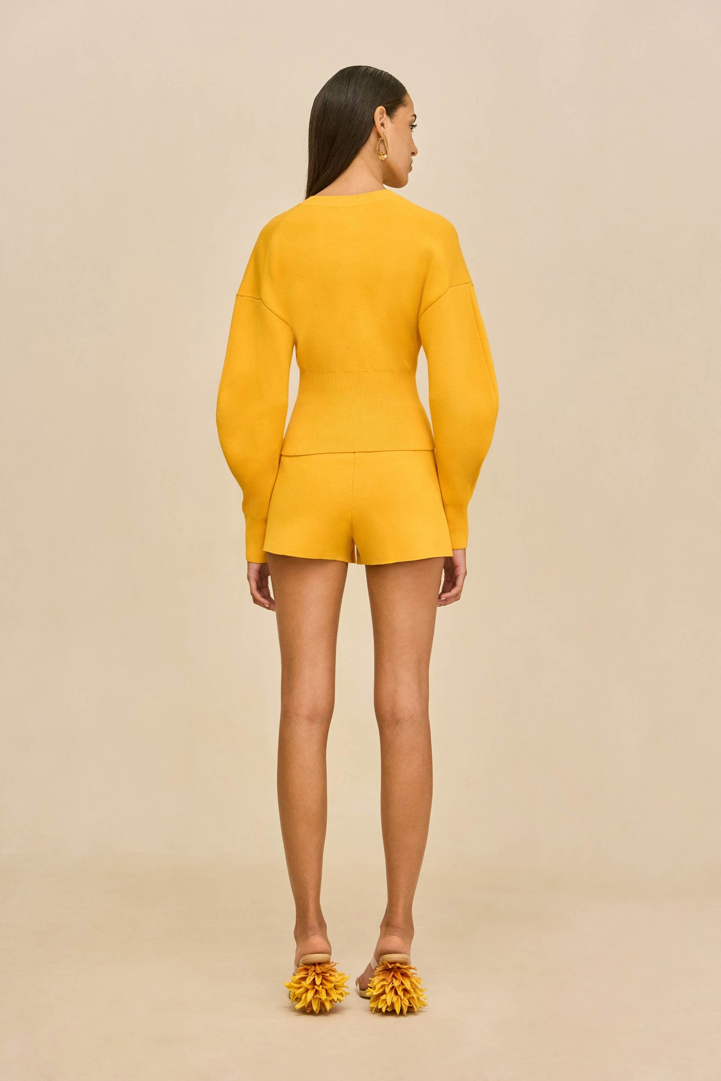 ACE KNIT SHORT - MARIGOLD