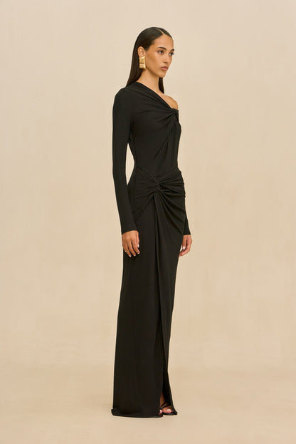DELAINEY GOWN - BLACK