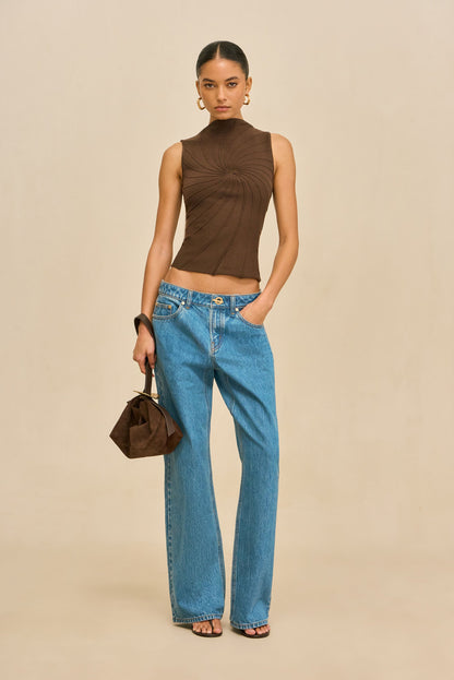 MICAH KNIT TOP - LUWAK