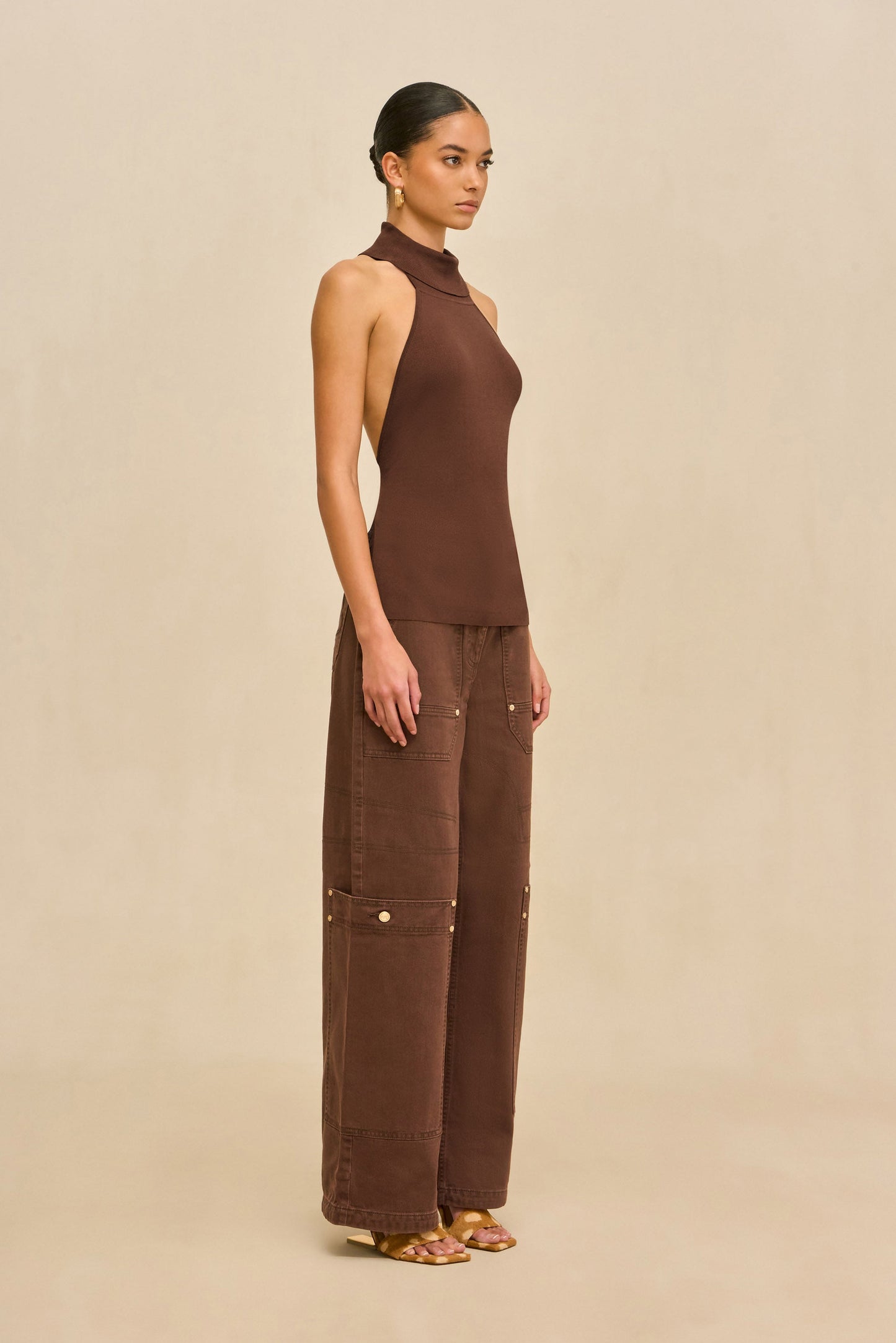 WAKE KNIT TOP - JAVA